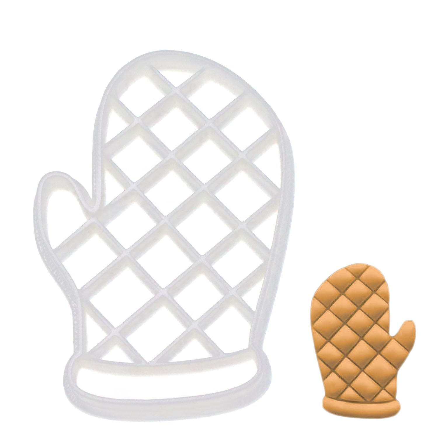 BAKERLOGY Oven Glove Cookie Cutter - Detailed Biscuit Cutter Design for Baking and Crafts, Ideal on Fondant, Dough, Clay