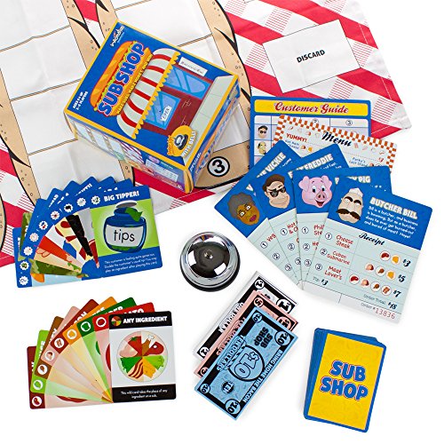 Sub Shop Board Game Classic Sandwich Building Card Game For Families