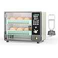 Hethya Incubators for Hatching Eggs, Egg Incubator with Automatic Egg Turning and Humidity Monitoring, Incubator for Chicken Eggs, 18-24 Eggs Incubator with Egg Candler for Duck Goose Quail Eggs