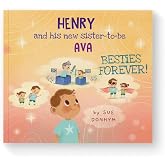 Personalized Book for Becoming a Big Brother or Sister - Me and My Sibling to Be: Besties Forever - Custom Story Celebrating Siblinghood, for Soon-to-be Sibling Ages 0 to 10+ Manimal Tales 8.5"x8.5"