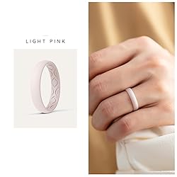 ThunderFit Women Breathable Silicone Promise Rings