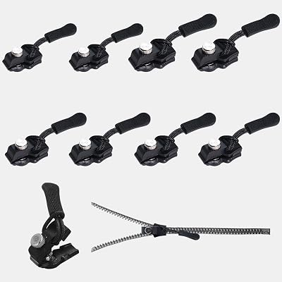 RichLuck 8PCS Zipper Repair Kit - 3 Sizes Zipper Slider Replacement