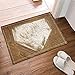 NYMB Baseball on The Wooden Bath Rug, Non-Slip Floor Entryways Outdoor Indoor Front Door Mat,Bath Mat Bathroom Rugs, (15.7X23.6in)