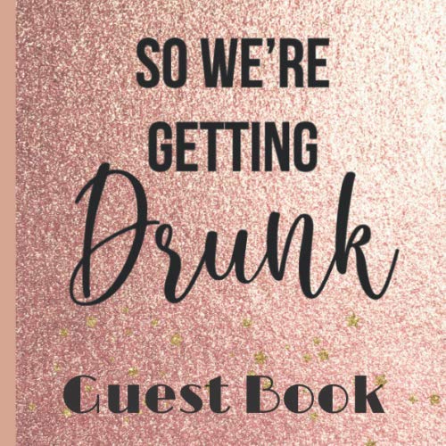 Amazon Guest Book Rose Gold Bachelorette Party Guest Book Includes Gift Tracker and Picture