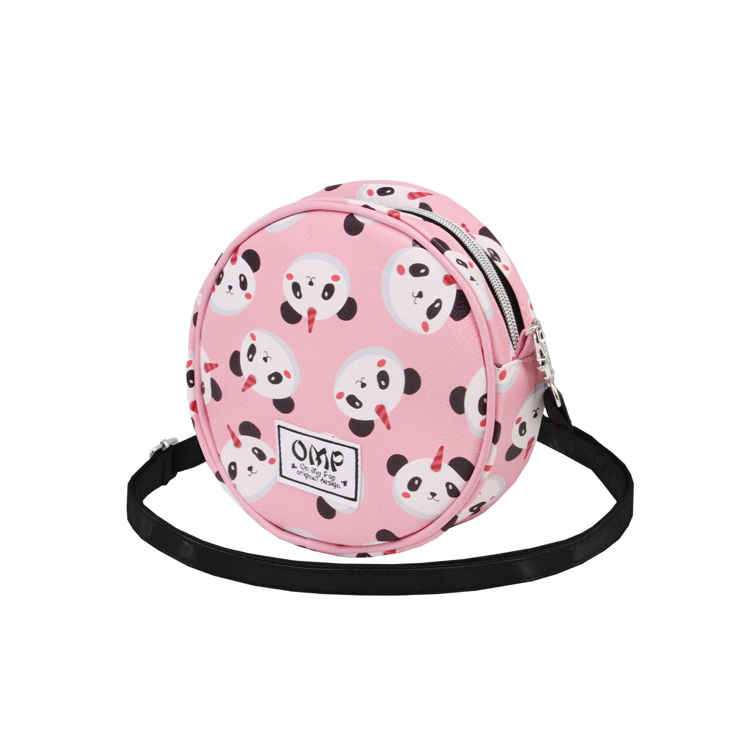 Oh My Pop! Pandicorn Rosa-Round Shoulder Bag, Pink, 18.5 x 18.5 cm