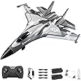 Leopmase F22 RC Airplane 3 Channel Remote Control Airplane Fighter Toy, RC Stealth Plane Ready to Fly,Stunt Flying Upside Down,Two Batteries,Toy for Beginners Adult with Xpilot Stabilization System