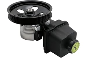 Chefull Power Steering Pump Assembly with Pulley Reservoir Fits for 2004-2007 for Buick Rainier, 2002-2006 for Chevrolet Trailblazer EXT, 2002-2009 GMC Envoy, 2007-2008 Isuzu Ascender, 20-65990