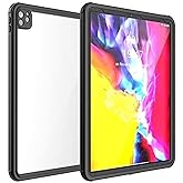 for New iPad Pro 12.9 2020 Waterproof Case,with Built-in Screen Protector Dustproof Submersible Full-Body Cover for 2020 iPad Pro 12.9 Inch 4th Generation
