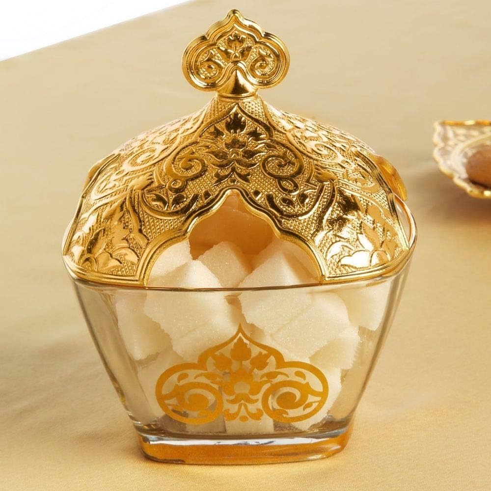 Vintage Sugar Bowl Gold Colour