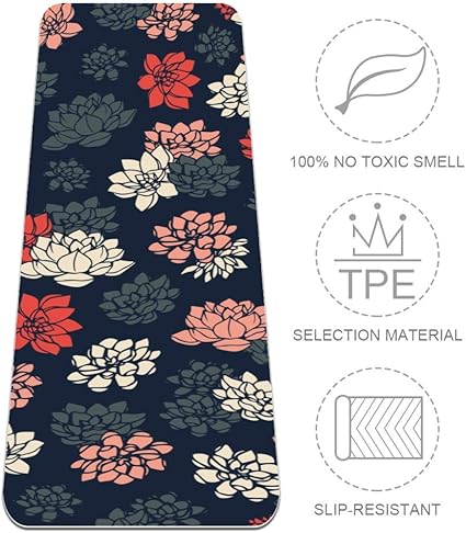 lotus flower yoga mat