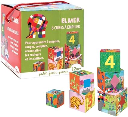 cube en carton a empiler