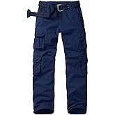 Anteef Womens Cargo Pants with Pockets, Women's Casual Military Army Hiking Combat Tactical Work Pants Trousers