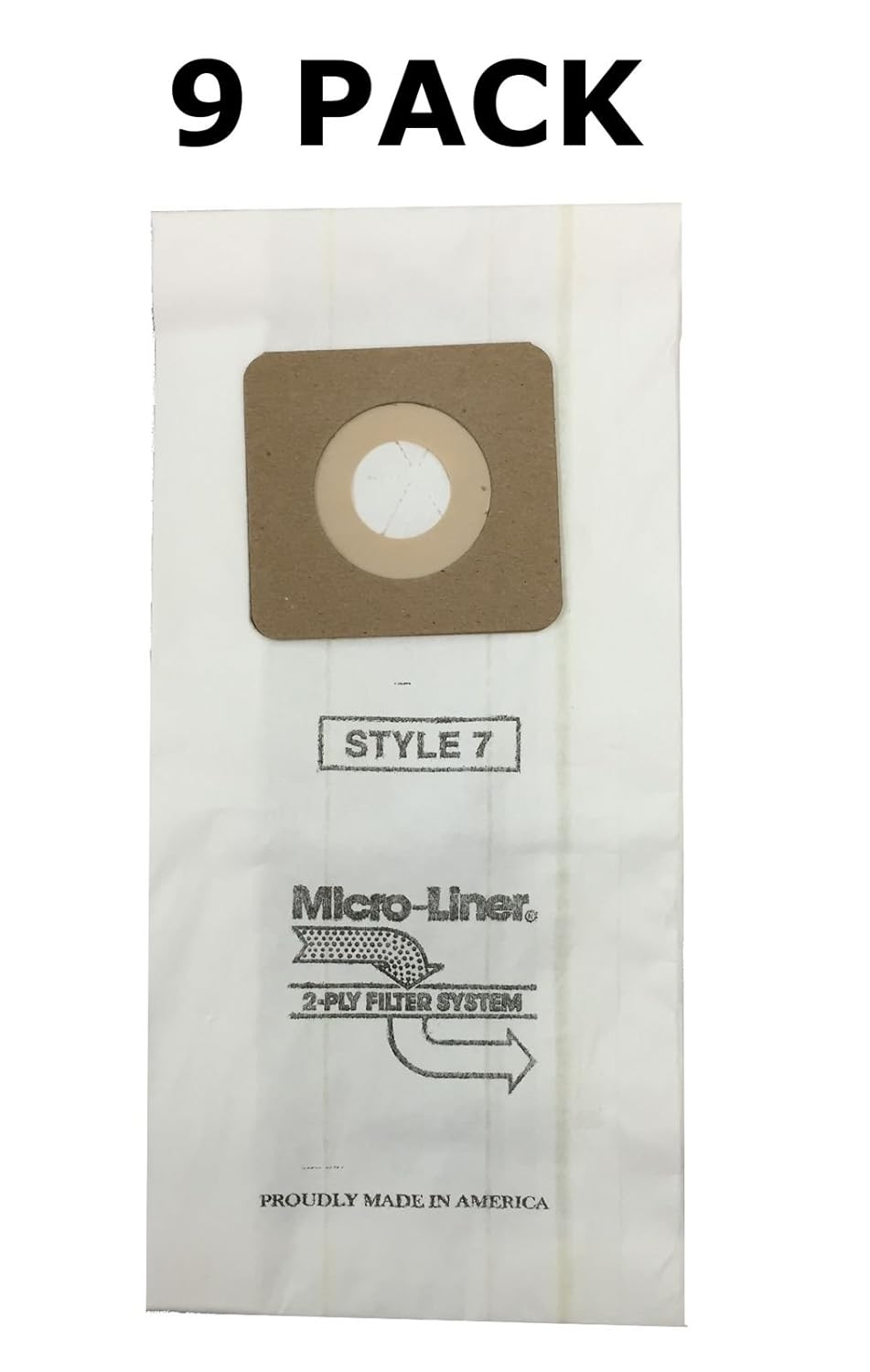 YourStoreFront 9 VACUUM BAGS for BISSELL STYLE 1 & 7, 30861 MICROLINED