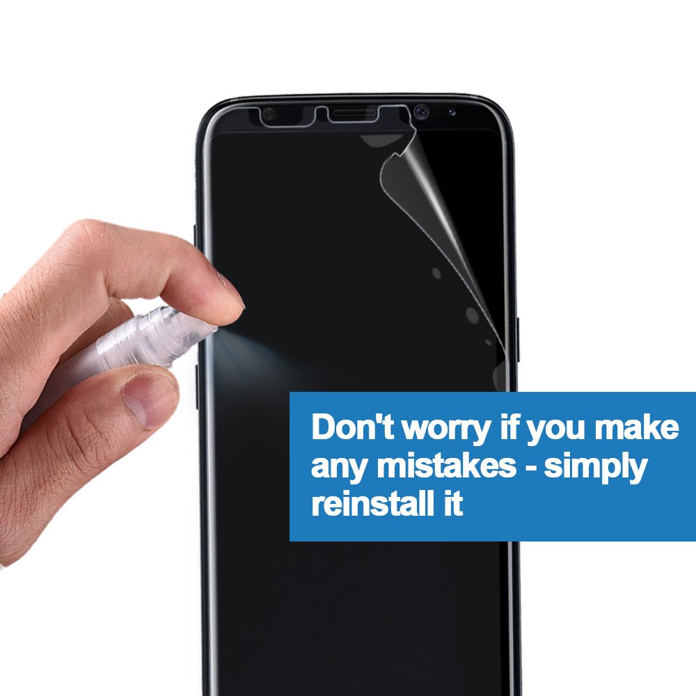 Galaxy S8 Plus Screen Protector, Alinsea Galaxy S8 Plus(S8+) Screen Protector Case Friendly] [Bubble-Free] [Anti-Scratch] [No Lifted Edges] for Samsung Galaxy S8+