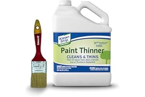 CENTAURUS AZ Klean Strip Paint Thinner 1 Gallon - Cleans Enamel Paint and Airbrushes Paint and Decrease Viscosity of Stain from Brushes and Art Supplies Equipment with Centaurs AZ Premium Quality Brush