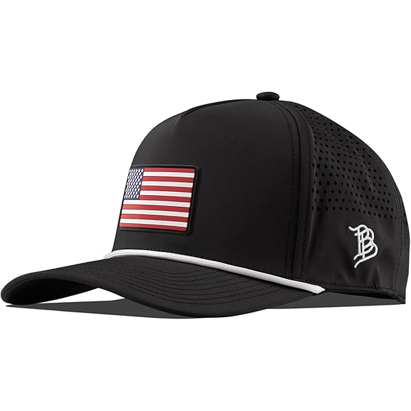 Amazon.com: Branded Bills Vintage Old Glory PVC Curved 5 Panel