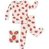 babee Reshinee Bamboo Viscose Toddler Girls Kids Pajamas Unicorn Mermaid Pjs Long Sleeve Snug fit 12M-8Y 2pcs Soft Jammies