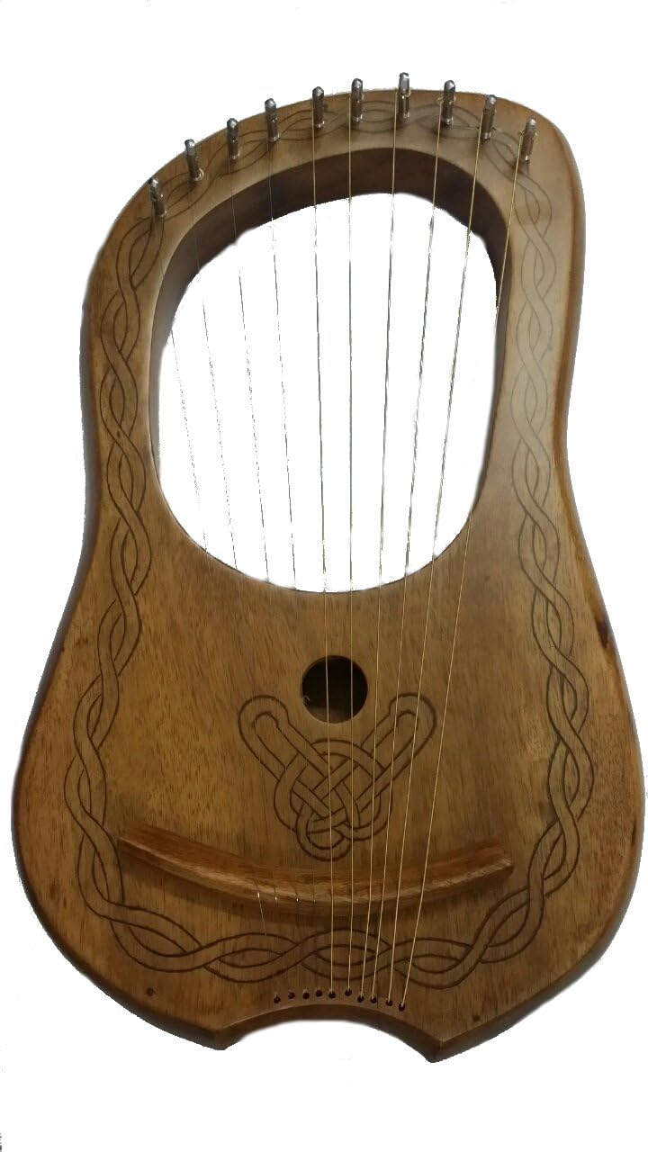 Lyre Harp 10 Metal Strings Rosewood/Lyra Harp Rosewood 10 Strings Free Case