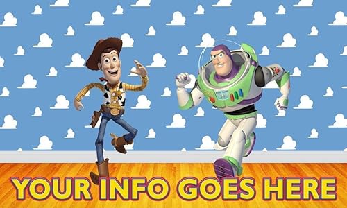 Amazon Com Woody And Buzz Lightyear Birthday Banner Personalized