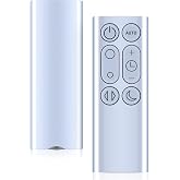 New Fan Replacement Remote Control for Dyson DP01 DP03 TP02 TP03 Pure Cool Link Purifying Fan, Part NO.967400-01 (Silver)
