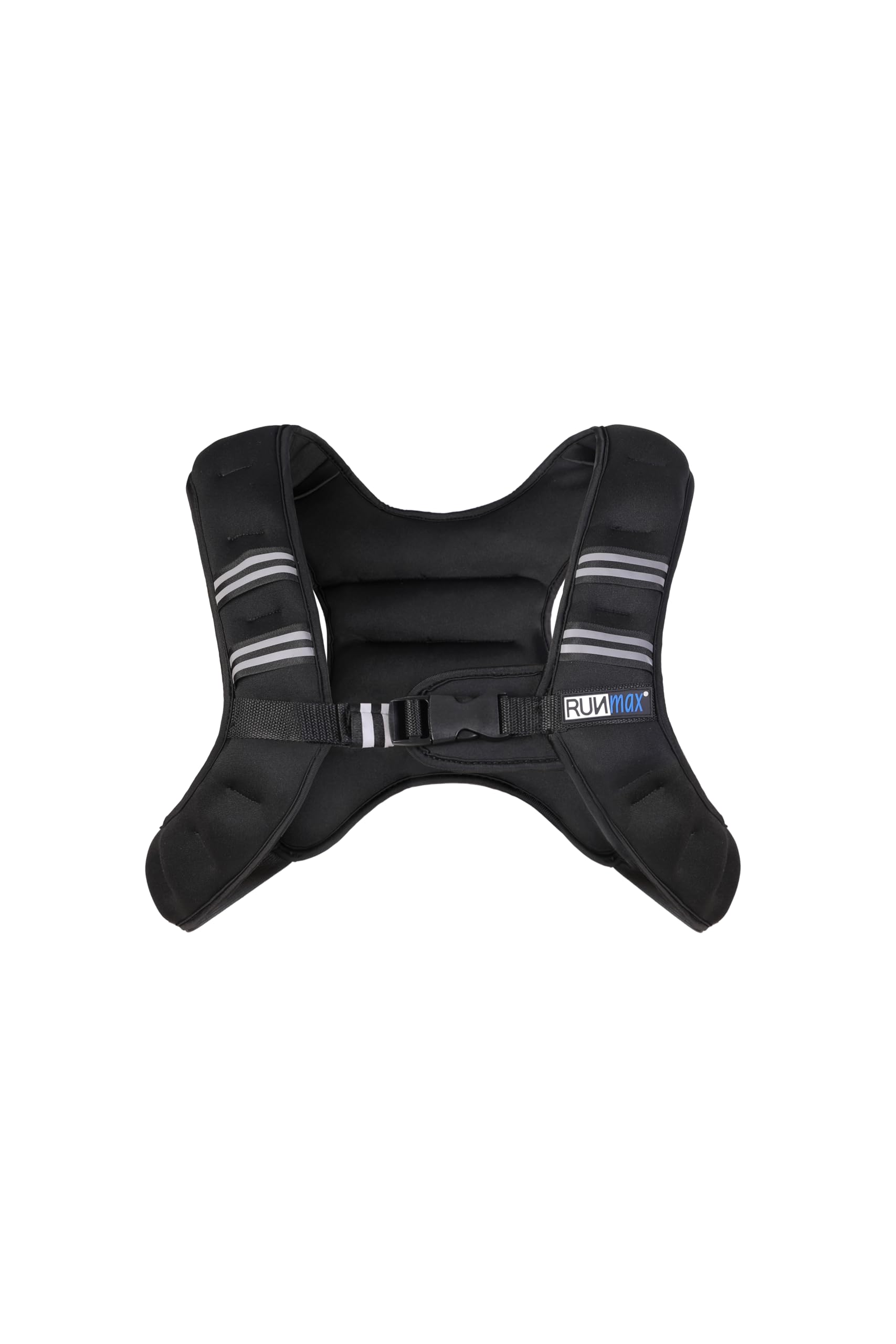 RUNMax Weighted Vest, 6lb/8lb/10lb/12lb/16lb/20lb/40lb/50lb/60lb/50lb/60lb/80lb/100lb/120lb/150lb Weight Vest for Workout, Strength Training, Running, Fitness, Muscle Building, Weight Loss, Weightlifting Image