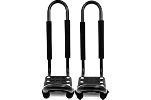 Telakeni Kayak Roof Racks Carrier Universal Cars Support Kayak Canoe Roof Rack (1 Pair)