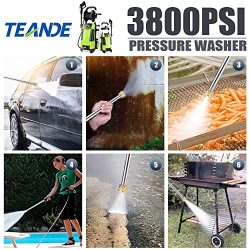 Pressure Washer , TEANDE 3800PSI Pressure Washer, Electric Pressure
