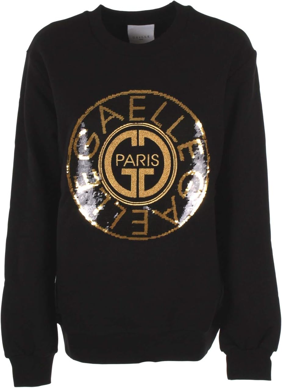 GAELLE PARIS Women's Clothing Sweatshirt GBD5260 Black 2(M) Nero