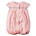 Carters Baby Girls 1-piece Print Snap-Up Romper (6 Months, Orange Medallion)