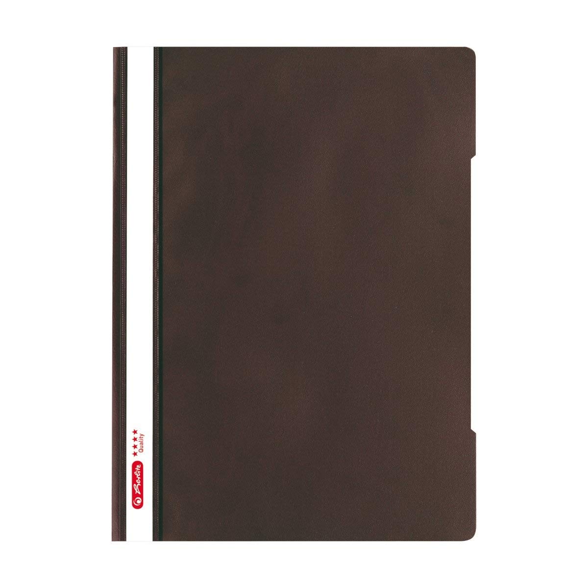 File Folder A4 Polypropylene 'Quality' Dark Brown