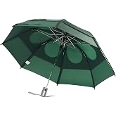 GustBuster Metro 43" Automatic | Polyester, 15 in. closed and 22 in. extended with a 43 in. arc; a wind-resistant vented double canopy, pinch-proof runner.