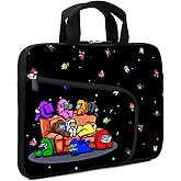 11.6" 12.2 inches Laptop sleeve Chromebook Case Ultrabook Case Notebook Sleeve Tablet Case Neoprene Handle Sleeve for Men Women, Two pockets Fit Apple MacBook Air Samsung Acer HP DELL(Games)