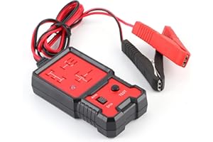 Depisuta 12V Electronic Relay Tester, Professional Automotive Battery Suitable for Checker for Car Relay Tester