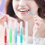 FUYOAL 50 Pieces Interdental Brushes Dental Floss Cleaning Set 5 Colors view 3