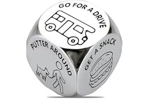 AISITY 2025 Retirement Gift for Woman Men Funny Decider Dice for Retired Teacher Boss Lady Coworker Employee Appreciation Going Away Gifts Ideas Great Retired Gifts-Happy Retirement