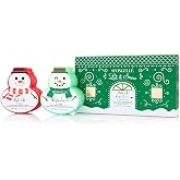 Spongell&eacute; Snowpeople Gift Set Body Wash Infused Buffers, Let It Snow