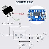 DAOKAI 10PCS 3.3V Voltage Regulator Module Step-Down DC 4.75-12V to 3.3V Power view 5
