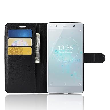 Spak Sony Xperia Xz2 Premium Case Premium Leather Wallet Flip