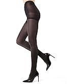 MeMoi Glitz & Glamour Glitter Opaque Tights, Smooth and Comfortable Control Top Tights, 40 Denier - Sizes S-L