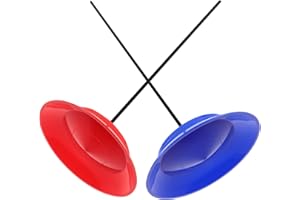 TOYANDONA 2 Sets Circus Juggling Spinning Plates and Sticks Balance Skills for Adults Colorful Balance Game Performance Prop