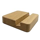 LUCENTIS Beech Wood Phone Stand, Single Slot, 2 x 8