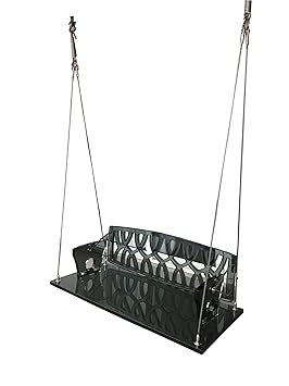 Bhagavati Enterprises Acrylic Swing (135 cm X 57 cm X 43 cm_Black)