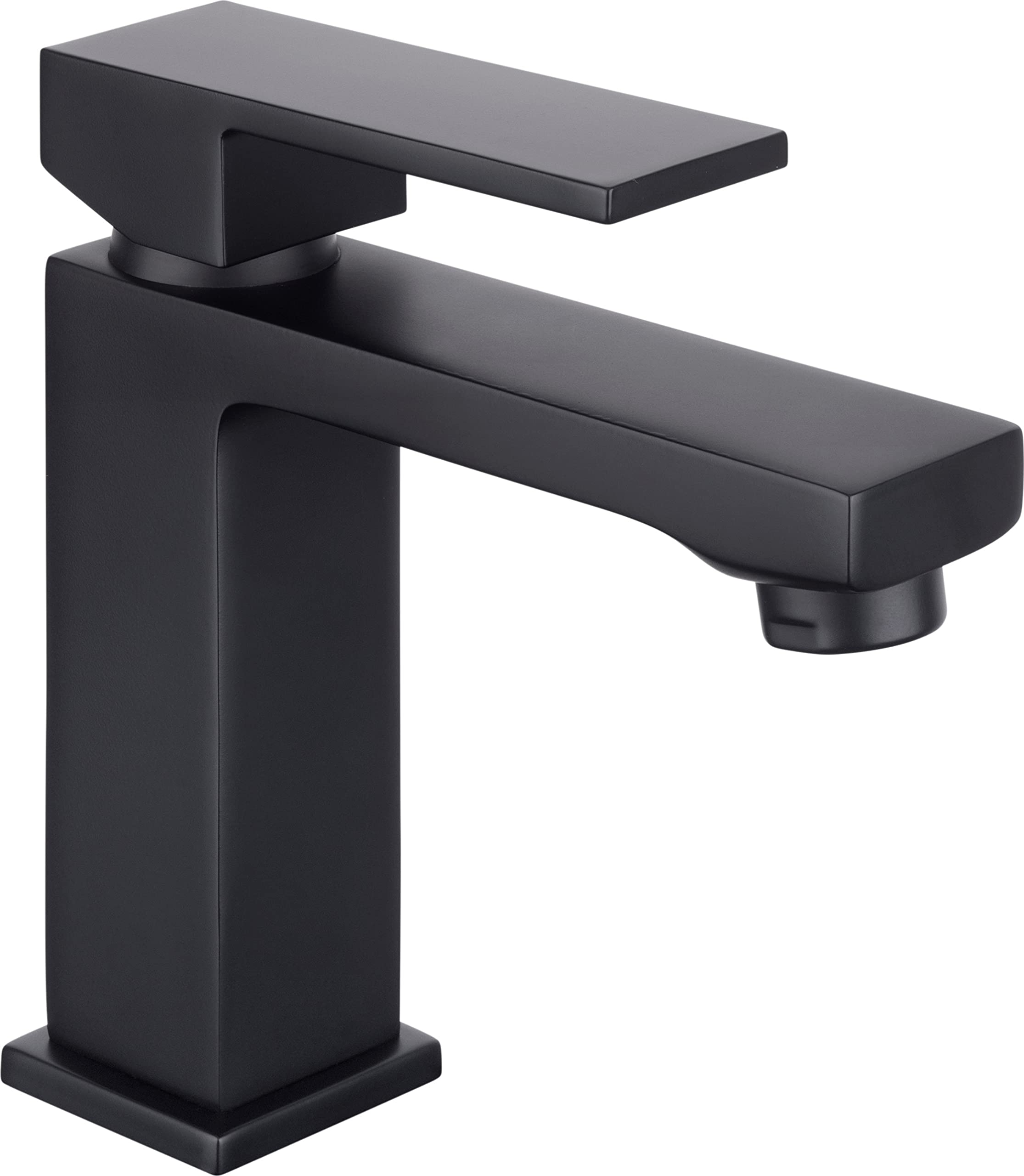Cornat NERSE1 Black Edition Single Lever Mixer Tap with Pressure Drain Valve/Tap for Bathroom/Sink Mixer Tap Black