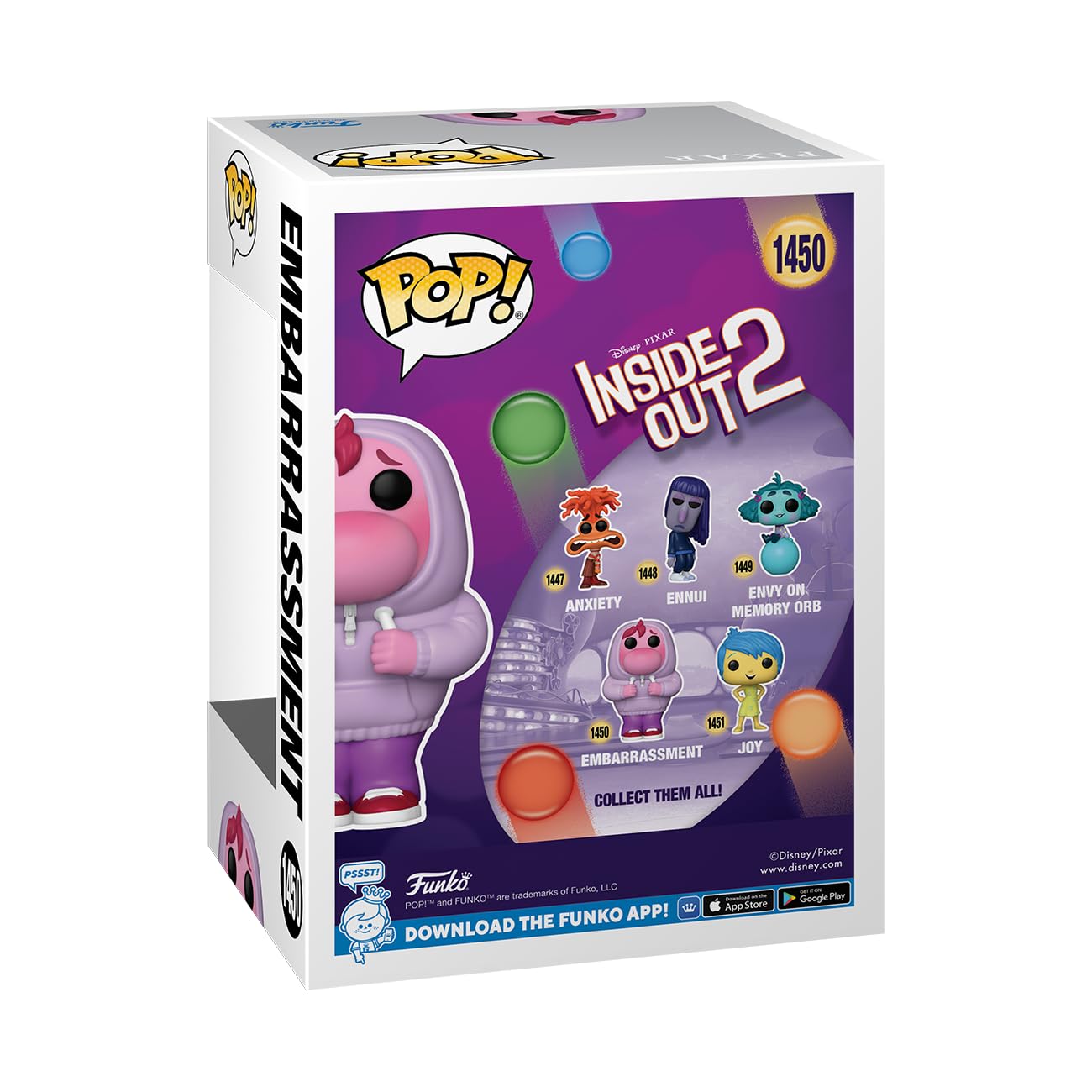 Funko POP! Disney: Inside Out 2- Embarrassment - Collectable Vinyl Figure - Gift Idea - Official Merchandise - for Kids & Adults - Movies Fans - Model Figure for Collectors and Display