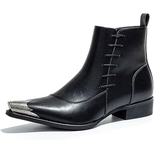 Amazon.com: New Rock M-2246-S14 NEWMAN SHOES Black Leather Buckle