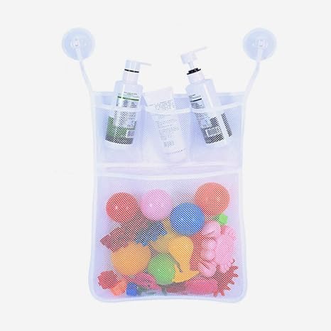 Amazon Youuys お風呂おもちゃ収納 壁掛け 多用途 子供 赤ちゃん おもちゃ収納 片付けネット お風呂 学習収納 子供部屋収納 吸盤を式 速乾 吊り下げ型 抗カビ 不変形 メッシュバッグ 水切り ウォールポケット オンライン通販
