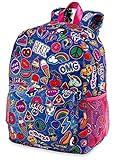 Top Trenz Inc 2 Zipper Scented Backpack (Patch 2 zipper)