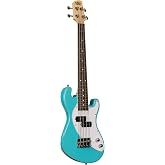 Solid Body 4-String Surf Blue Fretted U-BASS