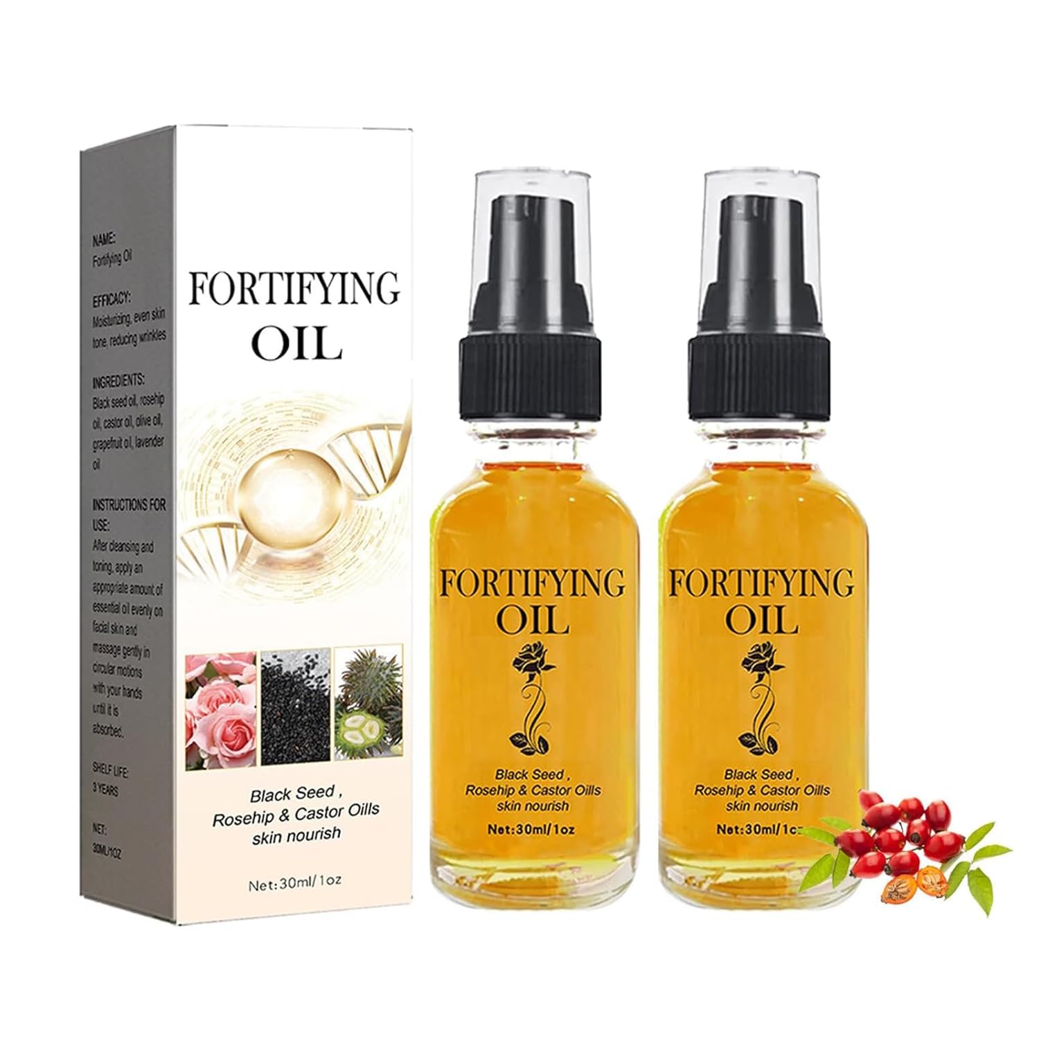 Lalena Rosehip Oil,Castor Oil Black Seed Oil