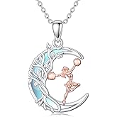 MISTBEE Runner Volleyball Tennis Basketball Soccer Necklace for Women Girls 925 Sterling SIlver Inspirational Pendant Jewelry for Sports Lovers Gifts
